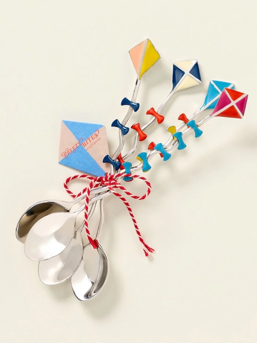 Set of 4 Breezy Bites Spoons Spoons from Anthropologie